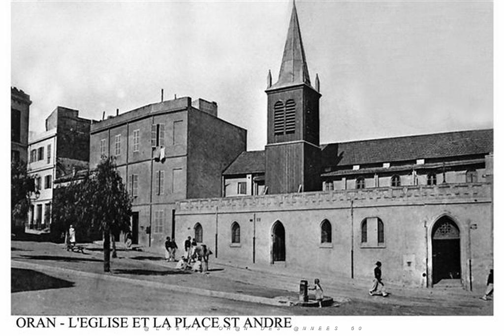 ORAN - L'EGLISE ET LA PLACE ST ANDRE.jpg